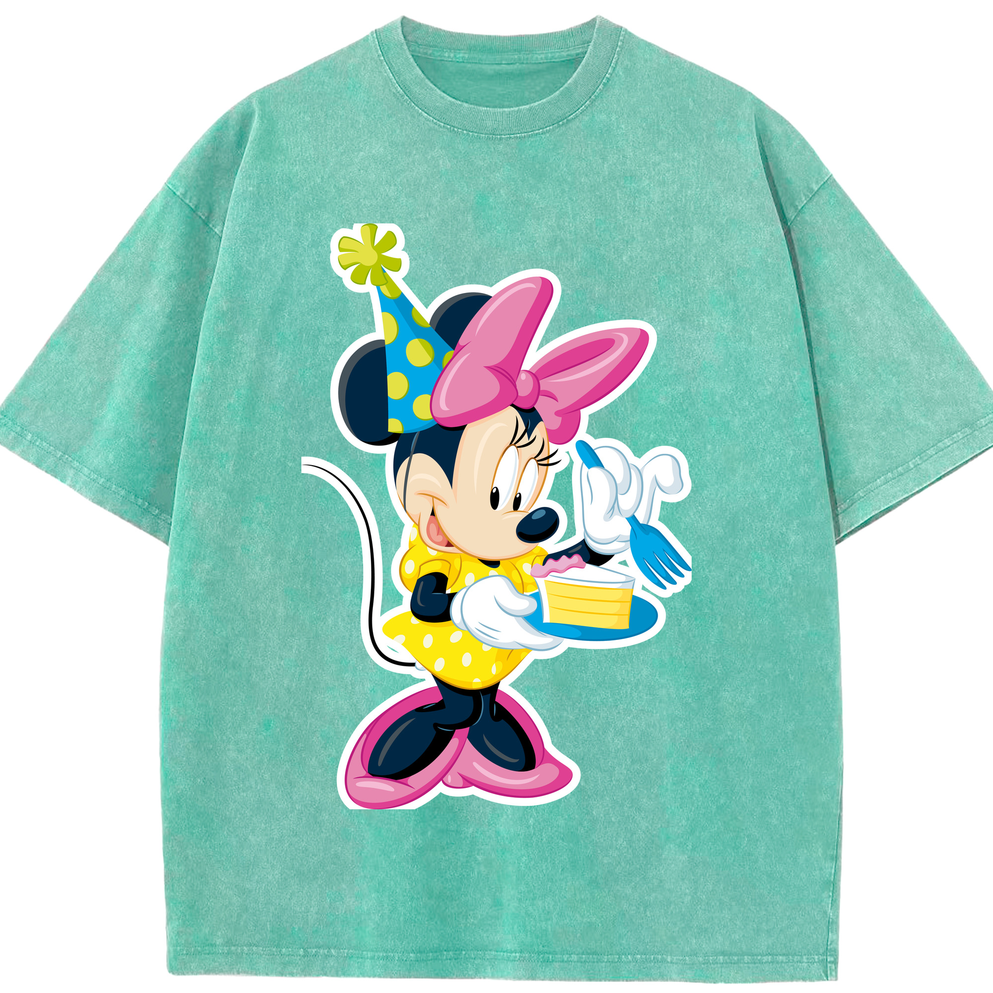 （画像用） ミッキーマウス Mickey Mouse 綿100% ヴィンテージ風 半袖Tシャツ（フロントプリント）